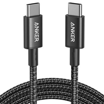 کابل شارژ و دیتا 60 وات USB-C انکر مدل A8752 طول یک متر