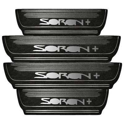 برچسب پارکابی خودرو مهدیار طرح چرم کد pka1027 مناسب برای سورن پلاس بسته 4 عددی*572