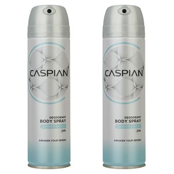 اسپری بدن زنانه کاسپین مدل SUMMER BREEZE حجم 150 میلی لیتر مجموعه 2 عددی