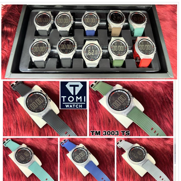 ساعت تومی در رنگ بندی و مدل های مختلف