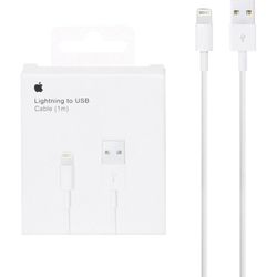 کابل شارژ آیفون مدل A1480 MUQW3ZM/A - سفید - MMX (اصل چین)