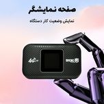 مودم 4G LTE قابل حمل اسفیورد مدل M750 با باتری 3000 میلی‌آمپرساعت، پشتیبانی از 10 کاربر همزمان، نمایشگر رنگی دیجیتال، اتصال بی‌س