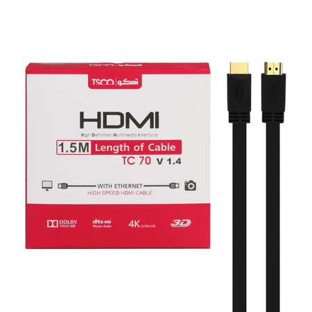 کابل HDMI تسکو  مدل TC 70 طول 1.5متر