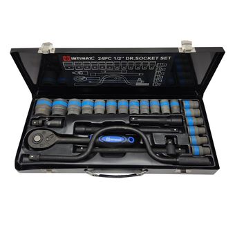 آچار بکس صنعتی اینتیمکث کد 4007 فشارقوی مجموعه 24 عددی