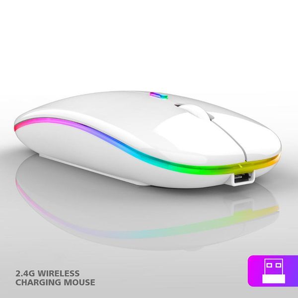 ماوس بی سیم الترا اسلیم (ultra slim) سایلنت RGB با قابلیت شارژ