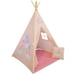 چادر بازی کودک مدل سرخپوستی طرح تکشاخ کد PT513