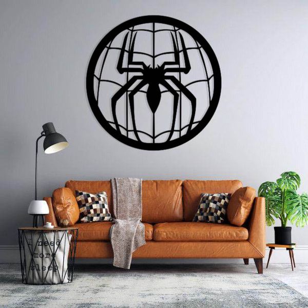 استیکر دیواری طرح spiderman کد 06
