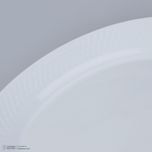 سرویس غذاخوری 28 پارچه چینی زرین ایران سری رادیانس مدل سفید درجه یک