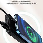 پاوربانک 20 وات اکستروم مدل APB20K20W ظرفیت 20000 میلی آمپر ساعت