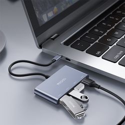 خرید هاب 4 پورت USB-C یسیدو مدل HB13