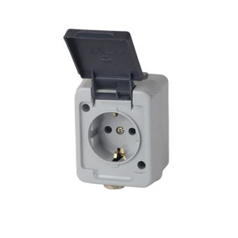 پریز برق  ارت دار وحدت الکتریک مدل بارانی