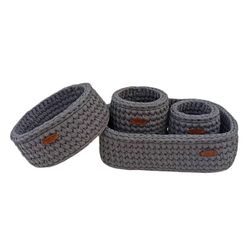 سبد قلاب بافی تریکو کد 8 مجموعه 4 عددی