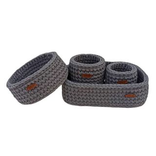 سبد قلاب بافی تریکو کد 8 مجموعه 4 عددی