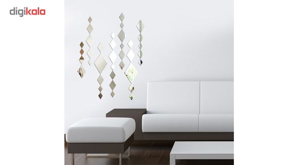 آینه پلکسی گلس دکووال مدل A167 سی و شش تکه