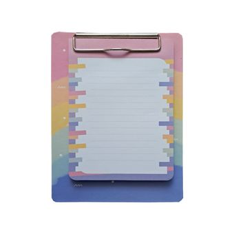 تخته شاسی مدل چک لیست سویل طرح لبخند کد 1207 سایز A5  به همراه کاغذ یادداشت