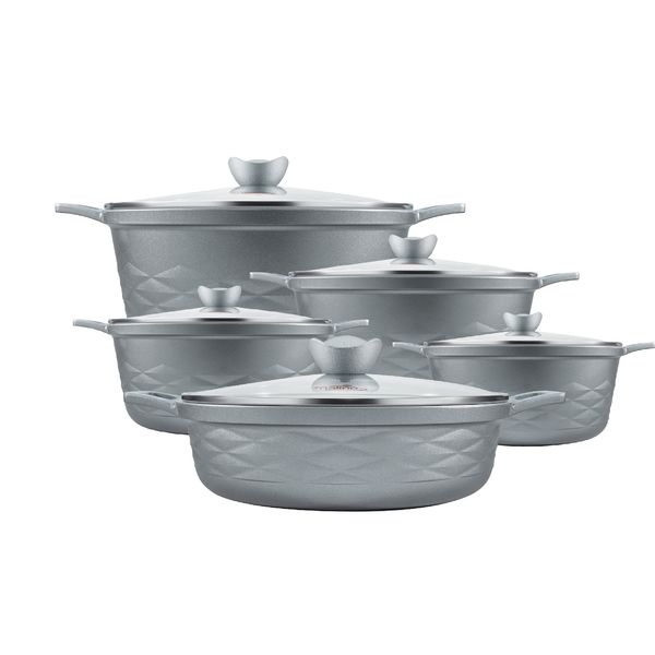 سرویس قابلمه و تابه 8 پارچه گرانیتی نالینو مدل الیتا