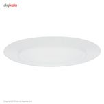 سرویس غذاخوری 28 پارچه چینی زرین ایران سری رادیانس مدل سفید درجه یک