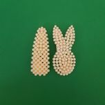 گیره مو زنانه مدل خرگوش بسته 2 عددی*495