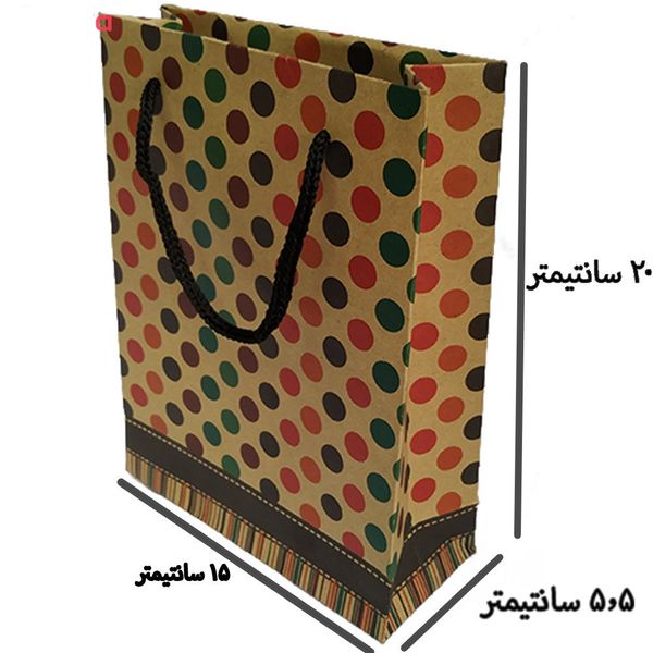 ساک هدیه مدل خال خال 