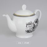 سرویس چینی 102 پارچه غذا خوری چینی زرین ایران سری ایتالیا اف مدل ویلیج درجه یک