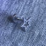 پیرسینگ گوش مدل ستاره کد 7026