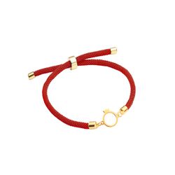 دستبند بند و طلا 18 عیار زنانه گالری طلای مریم اکرمی مدل انار مینیمال 1