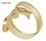 انگشتر برنج گالنا طرح حرف پ