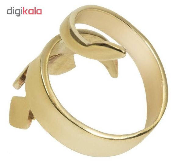انگشتر برنج گالنا طرح حرف پ