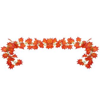 گل مصنوعی مدل ریسه برگ پاییزی کد 240