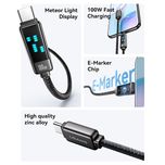 کابل USB-C یوسمز مدل sj744 طول 1.2 متر