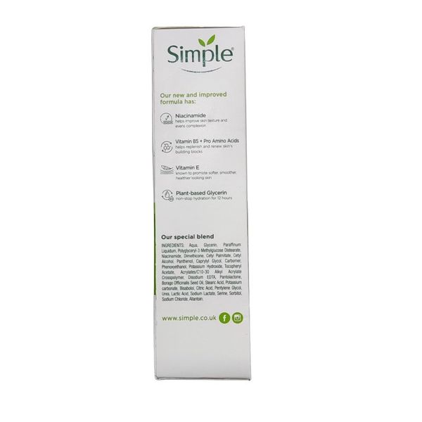 کرم آبرسان سیمپل مدل Light مناسب انواع پوست حجم 125 میلیلیتر