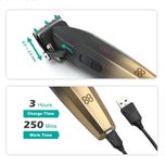 ماشین اصلاح موی سر و صورت شارژی وی جی ار مدل V-003Gold