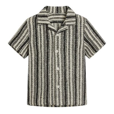 پیراهن آستین کوتاه یقه برگردان پسرانه مدل MDSS-CH3683