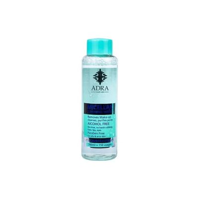 تونیک پاک کننده آرایش صورت آدرا مدل skin care حجم 300 میلی لیتر