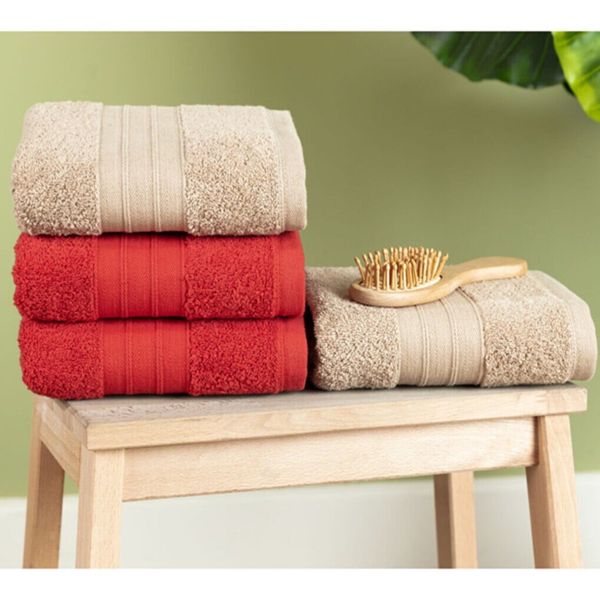 حوله دستی مادام کوکو مدل کلاسیک  سایز 50x80 بسته 2 عددی
