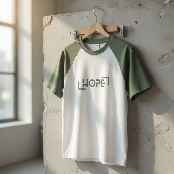 تی‌شرت دوتیکه یونیسکس طرح HOPE 1 ساوافه