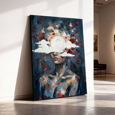 تابلو بوم ذهن ابری/ طرح اختصاصی لوکس بوم