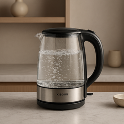 کتری برقی شیشه‌ای شیائومی مدل MJDSH05FD ظرفیت 1.7 لیتر
