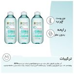 پاک کننده آرایش گارنیه مدل میسلار واتر پیور اکتیو حجم 400 میلی لیتر