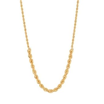 گردنبند طلا 18 عیار زنانه مدل طنابی کونیک میا گالری