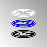 برچسب برش خورده مدل AC RACING کد 0107