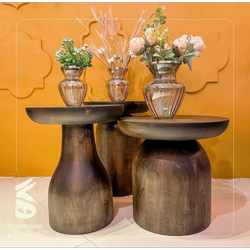 میز پایه خراطی  سه سایز گالری گاه