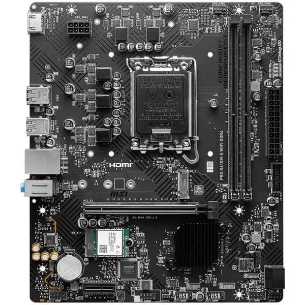 Motherboard MSI  PRO H610M-S WiFi DDR4