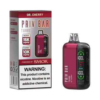 پاد یکبار مصرف 15000 پاف نوشابه گیلاس اسموک PRIVE BAR