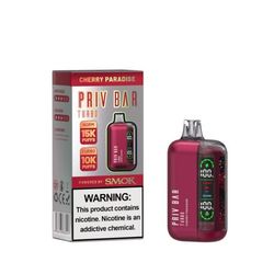 پاد یکبار مصرف 15000 پاف گیلاس اسموک PRIVE BAR