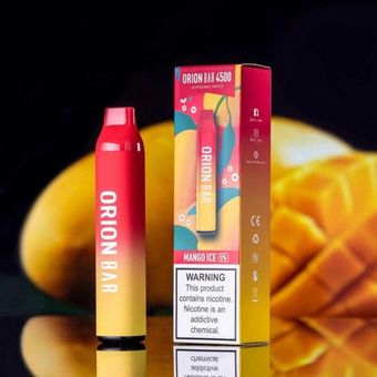 پاد یکبار مصرف 4500 پاف انبه یخ لاست ویپ Orion Bar 4500 Puff