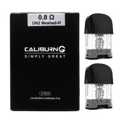کاتریج به همراه کویل کالیبرن یوول 0.8 اهم CALIBURN G Refillable Pod & coile