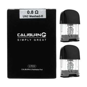 کاتریج به همراه کویل کالیبرن یوول 0.8 اهم CALIBURN G Refillable Pod & coile
