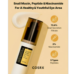 کرم دور چشم حلزون و پپتاید کوزارکس cosrx advanced snail peptide eye cream