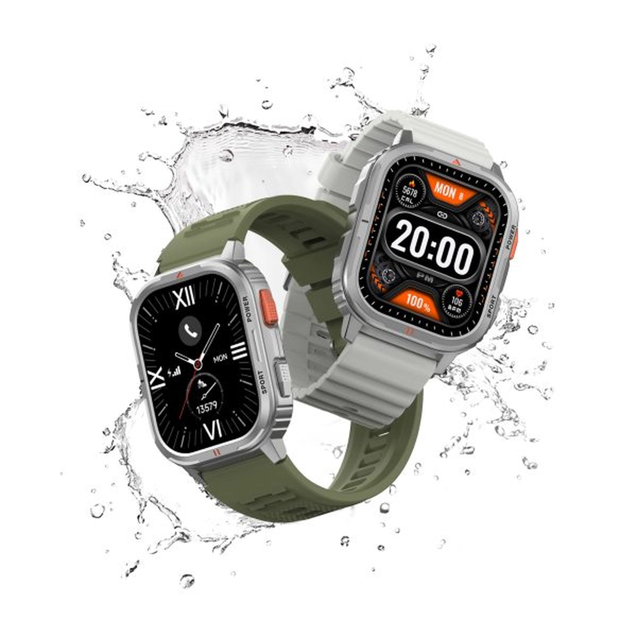 ساعت هوشمند Wiwu Smart Watch مدل SW05 - نقره ای (گارانتی شش ماهه شرکتی)